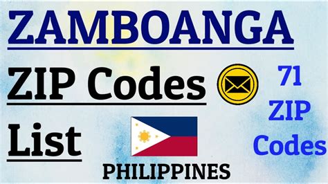 postcode zamboanga city|List of All ZIP Codes in Zamboanga Peninsula .